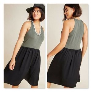 ANTHROPOLGIE DOLAN East Coast Collection Fabina Colorblock Tank Dress, Size M.